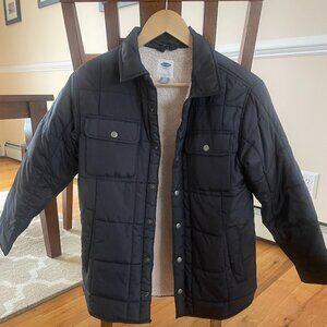 Old Navy Boys Sherpa Lined Quilted Jacket - (XL 14-16)